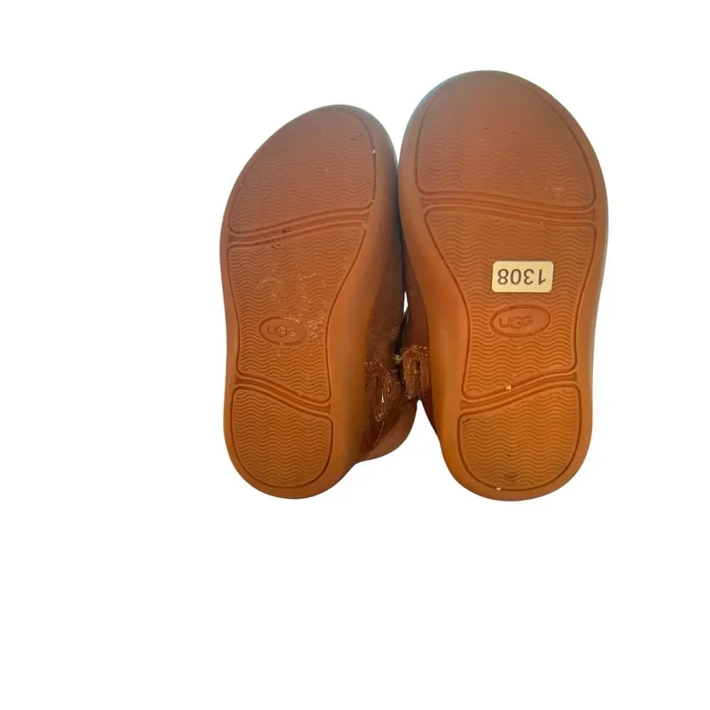 Ugg 6 toddler girl chestnut 1096089T keelan suede barncore boot